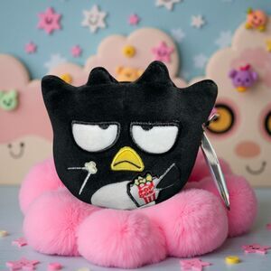 NWT Hello Kitty Badtz Eating Popcorn Squishmallow 5” P52